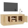 Meuble TV chêne sonoma 102x35x45 cm bois d'ingénierie 631134631134