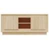 Meuble TV chêne sonoma 102x35x45 cm bois d'ingénierie 631134631134