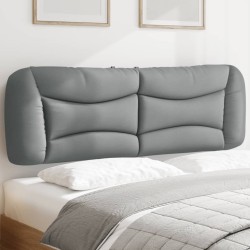 Coussin de tête de lit Hvar gris clair 160 cm tissu 631136631136