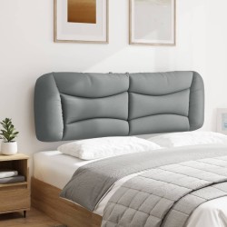 Coussin de tête de lit Hvar gris clair 160 cm tissu 631136631136