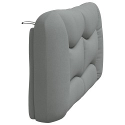 Coussin de tête de lit Hvar gris clair 160 cm tissu 631136631136