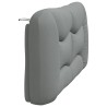 Coussin de tête de lit Hvar gris clair 160 cm tissu 631136631136