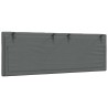 Coussin de tête de lit Hanko gris foncé 120 cm tissu 631137631137