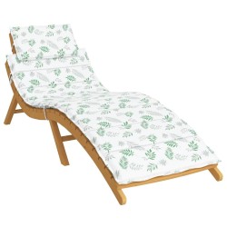 Coussin de chaise longue motif de feuilles tissu oxford 631140631140