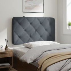 Coussin de tête de lit gris foncé 80 cm velours 631144631144