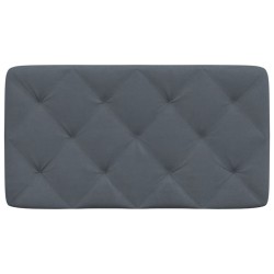 Coussin de tête de lit gris foncé 80 cm velours 631144631144