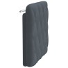 Coussin de tête de lit gris foncé 80 cm velours 631144631144