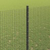 Clôture en fil soudé avec poteaux 25 x 1,6 m Gris Maille 631148631148