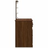 Coiffeuse avec lumières LED chêne marron 90x42x132,5 cm 631152631152