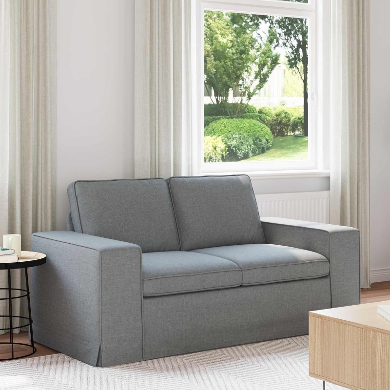Canapé Gris clair 162 x 80 x 82 cm tissu 631169631169