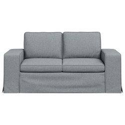 Canapé Gris clair 162 x 80 x 82 cm tissu 631169631169