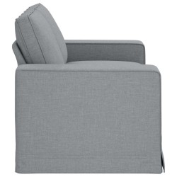 Canapé Gris clair 162 x 80 x 82 cm tissu 631169631169