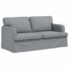 Canapé Gris clair 162 x 80 x 85 cm tissu 631175631175