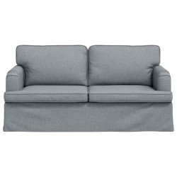 Canapé Gris clair 162 x 80 x 85 cm tissu 631175631175