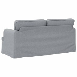 Canapé Gris clair 162 x 80 x 85 cm tissu 631175631175