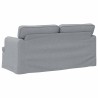 Canapé Gris clair 162 x 80 x 85 cm tissu 631175631175