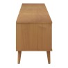 Meuble TV MOLDE Marron 158x40x49 cm Bois de pin massif 631182631182