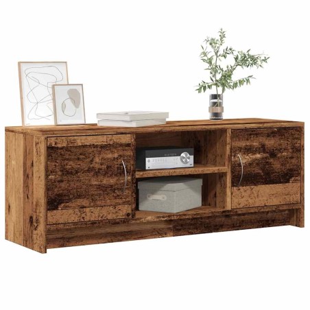 Meuble TV vieux bois 102x30x37,5 cm bois d'ingénierie 631185631185