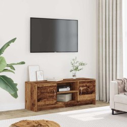 Meuble TV vieux bois 102x30x37,5 cm bois d'ingénierie 631185631185
