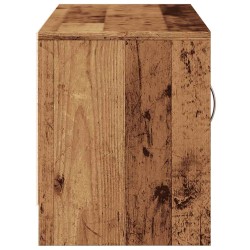 Meuble TV vieux bois 102x30x37,5 cm bois d'ingénierie 631185631185