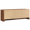 Meuble TV vieux bois 102x30x37,5 cm bois d'ingénierie 631185631185