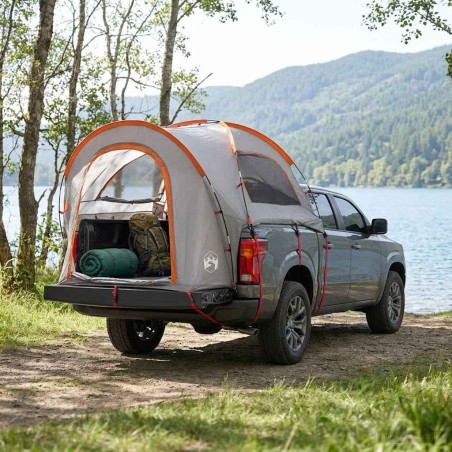 Tente de voiture avec toit Gris et orange 200 x 170 x 170 cm 631187631187