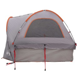 Tente de voiture avec toit Gris et orange 200 x 170 x 170 cm 631187631187