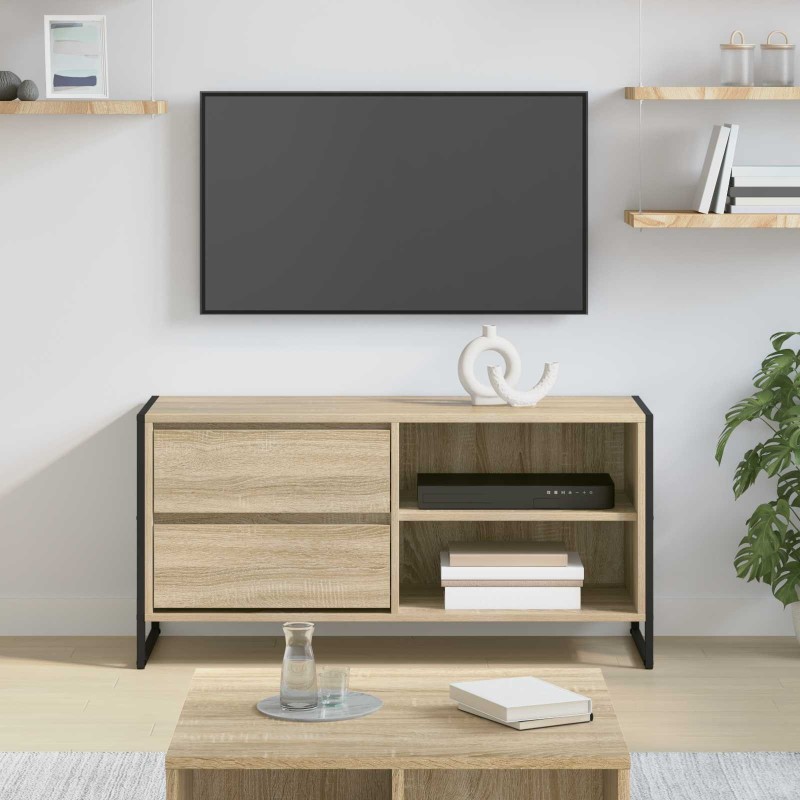 Meuble TV Sonoma 100 x 36 x 49,5 cm Bois d'ingénierie 631192631192