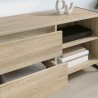 Meuble TV Sonoma 100 x 36 x 49,5 cm Bois d'ingénierie 631192631192