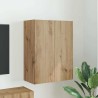 Meuble TV mural Blanc 59,5 x 31 x 60 cm Bois d'ingénierie 631193631193