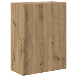 Meuble TV mural Blanc 59,5 x 31 x 60 cm Bois d'ingénierie 631193631193