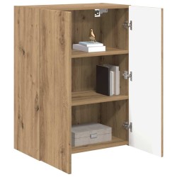Meuble TV mural Blanc 59,5 x 31 x 60 cm Bois d'ingénierie 631193631193