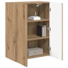 Meuble TV mural Blanc 59,5 x 31 x 60 cm Bois d'ingénierie 631193631193