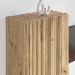 Meuble TV mural Blanc 59,5 x 31 x 60 cm Bois d'ingénierie 631193631193