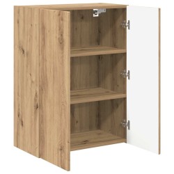 Meuble TV mural Blanc 59,5 x 31 x 60 cm Bois d'ingénierie 631193631193