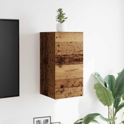 Meuble TV mural 2 pcs vieux bois 30,5x30x30 cm 631195631195
