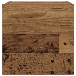 Meuble TV mural 2 pcs vieux bois 30,5x30x30 cm 631195631195