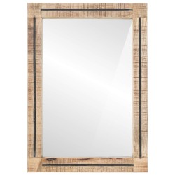 Miroir Montage mural Marron et Noir 70 x 50 x 3 cm Verre 631196631196