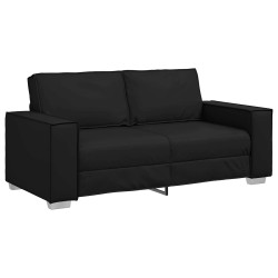 Canapé deux places Noir 180 cm Simili cuir 631205631205