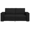 Canapé deux places Noir 180 cm Simili cuir 631205631205