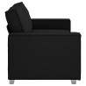 Canapé deux places Noir 180 cm Simili cuir 631205631205