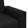 Canapé deux places Noir 180 cm Simili cuir 631205631205