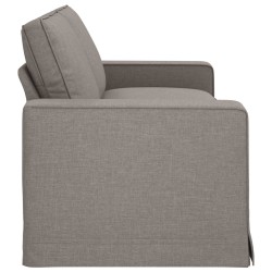 Canapé Taupe 222 x 80 x 82 cm tissu 631207631207
