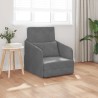 Canapé-Lit Gris foncé 65 x 80 x 83 cm Velours 631209631209