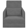 Canapé-Lit Gris foncé 65 x 80 x 83 cm Velours 631209631209