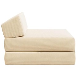 Canapé-lit pliable Crème 60 x 70 x 41 cm Tissu 631210631210