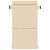 Canapé-lit pliable Crème 70 x 80 x 60 cm Tissu 631212631212