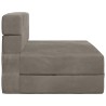 Canapé-lit pliable Gris clair 70 x 80 x 60 cm Tissu 631213631213
