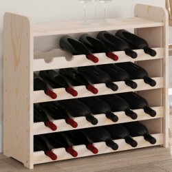 Casier à vin et panneau supérieur 67,5x25x60 cm bois pin massif 631214631214