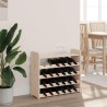 Casier à vin et panneau supérieur 67,5x25x60 cm bois pin massif 631214631214